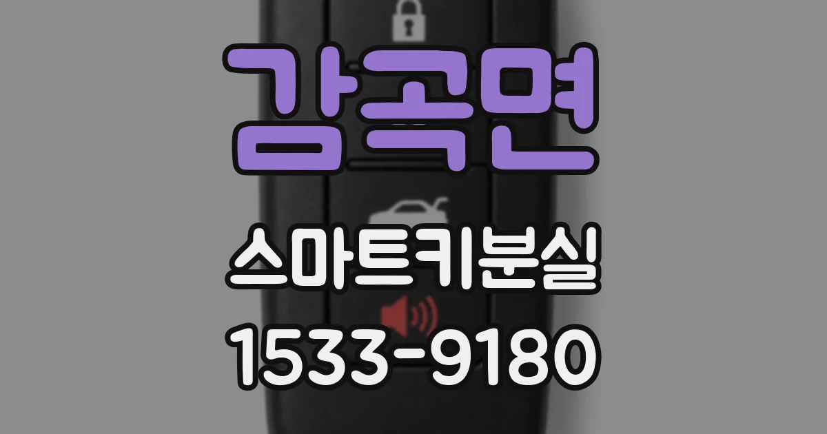 감곡면 스마트키분실