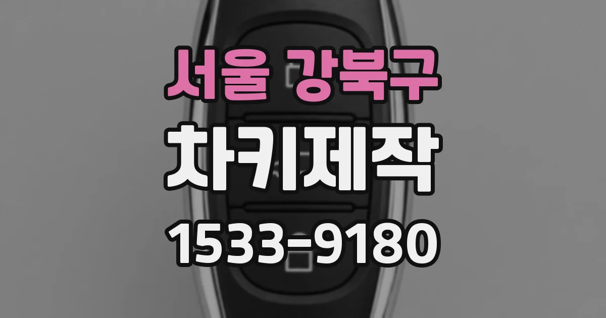 서울 강북구 차키제작