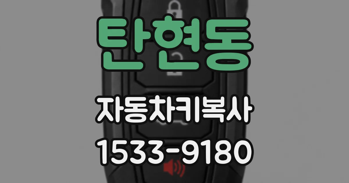 탄현동 자동차키복사