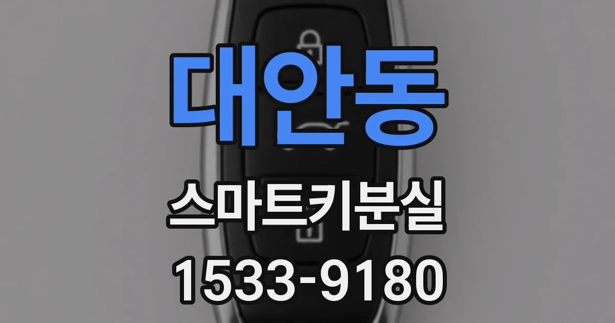 대안동 스마트키분실