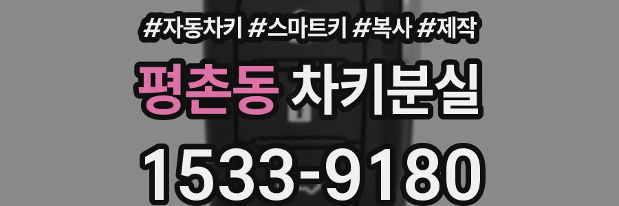 평촌동 차키분실