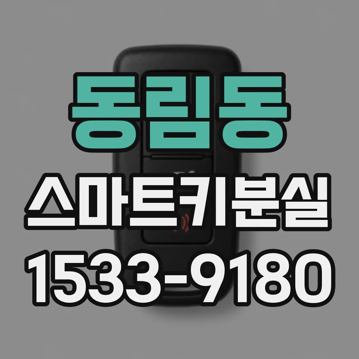동림동 스마트키분실