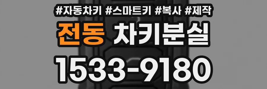 전동 차키분실