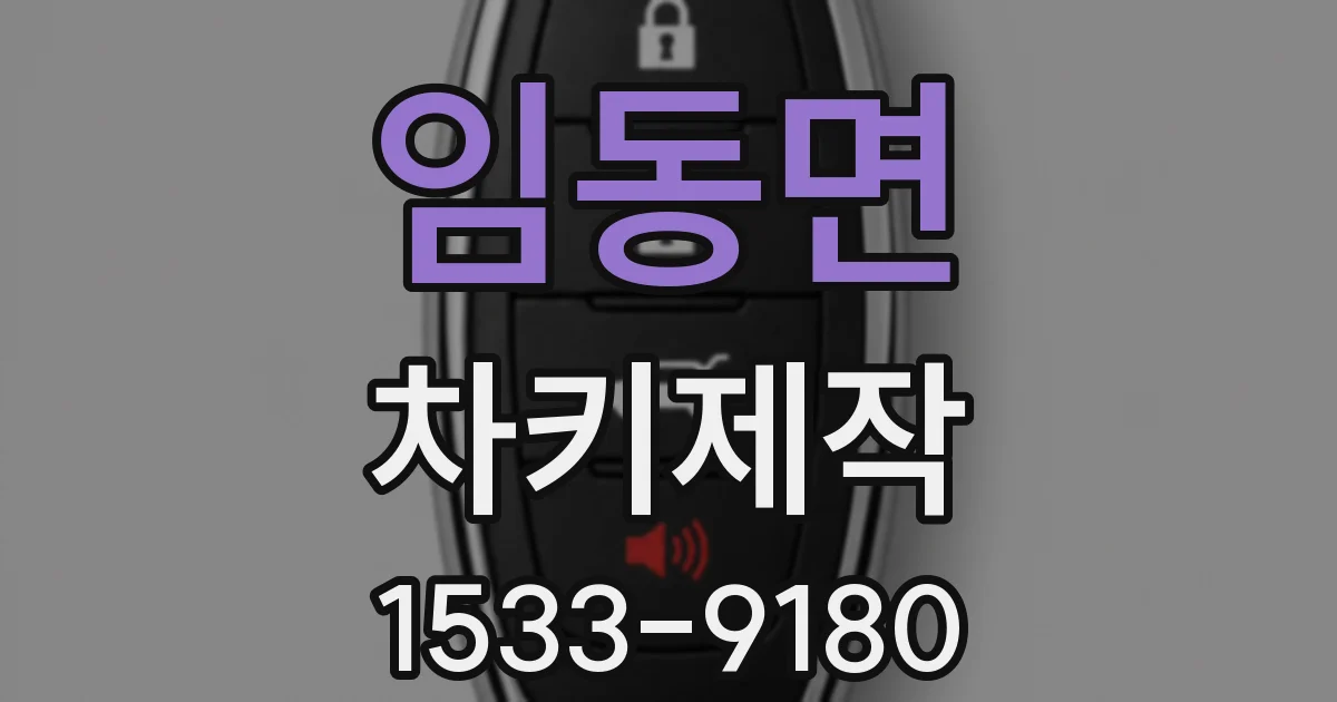 임동면 차키제작