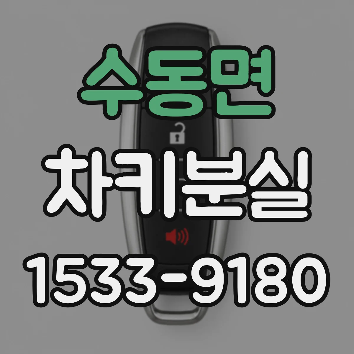 수동면 차키분실