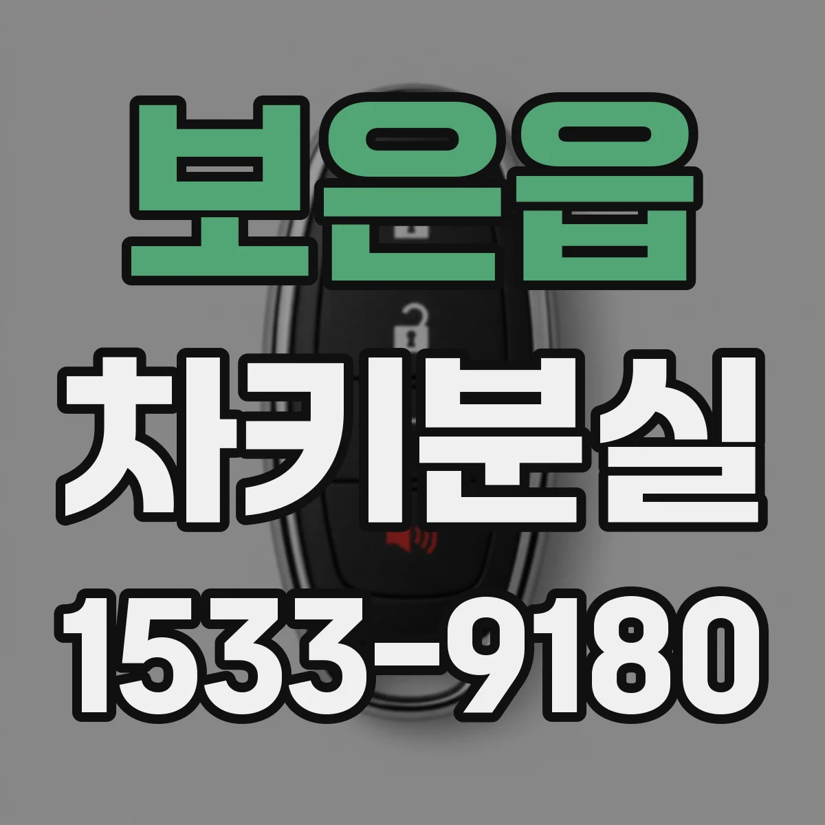 보은읍 차키분실