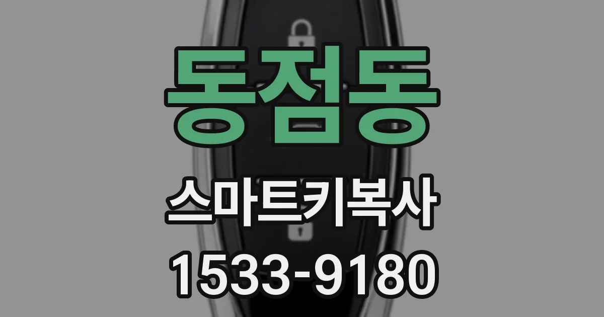 동점동 스마트키복사