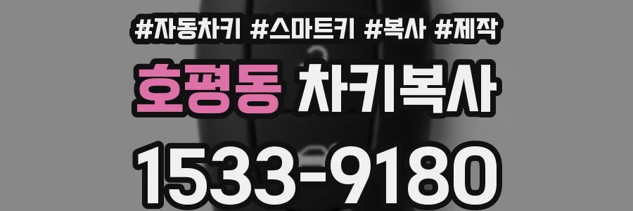 호평동 차키복사
