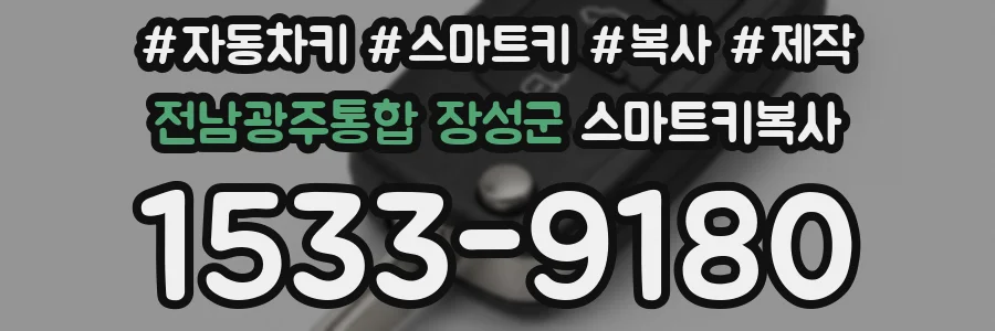 전남광주통합 장성군 스마트키복사
