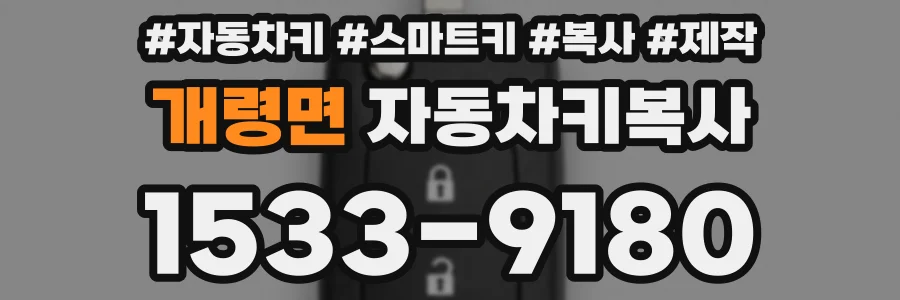 개령면 자동차키복사