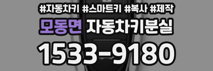모동면 자동차키분실