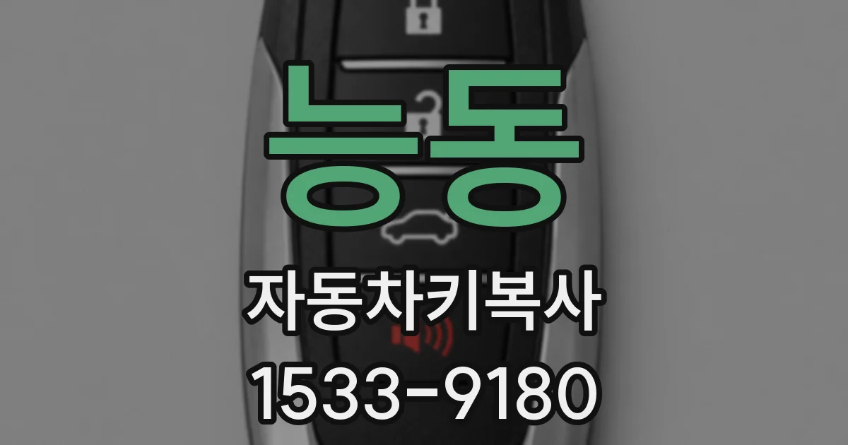 능동 자동차키복사
