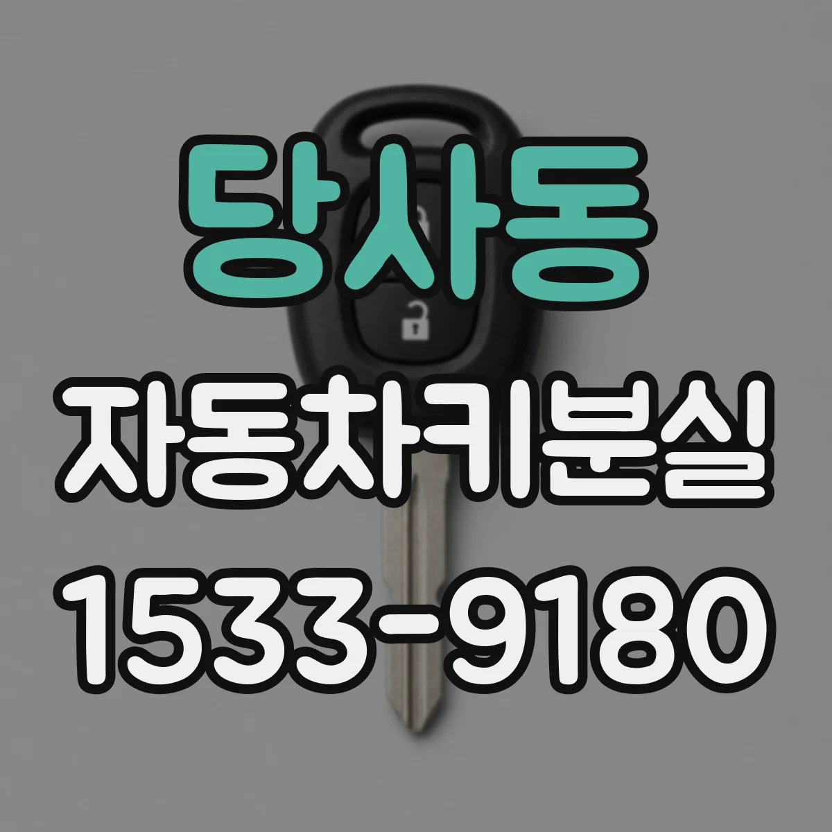 당사동 자동차키분실