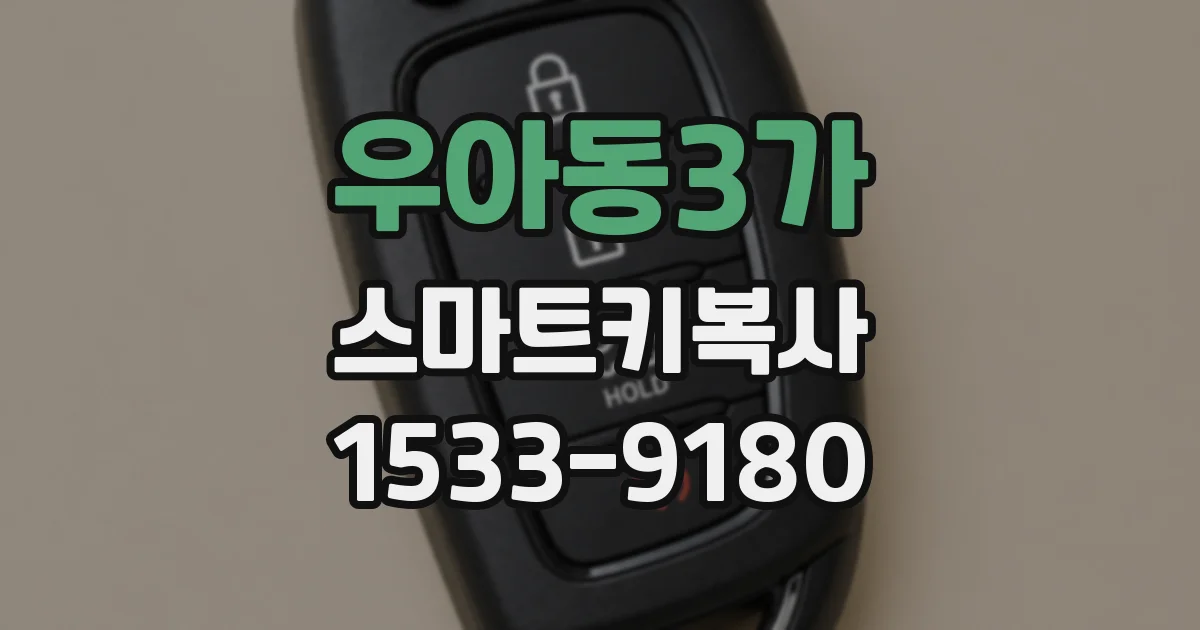 우아동3가 스마트키복사