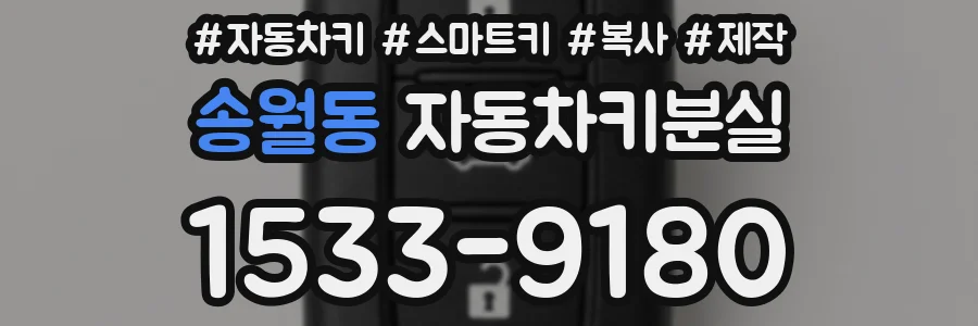 송월동 자동차키분실