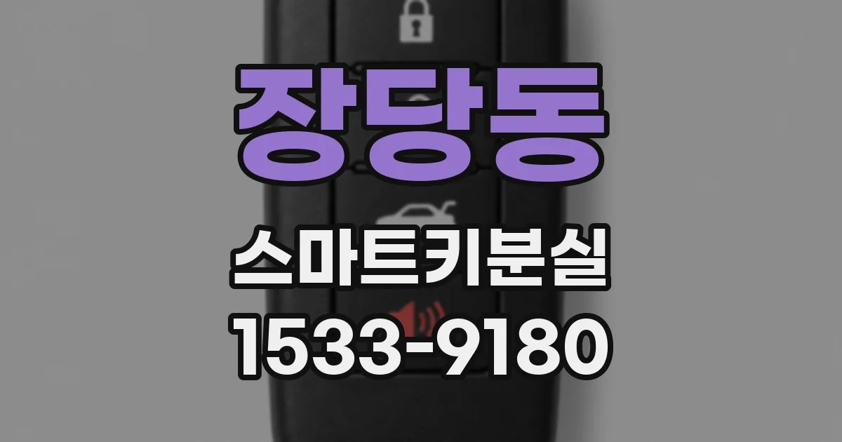 장당동 스마트키분실
