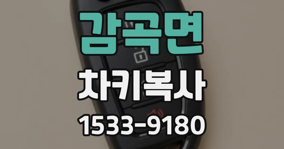 감곡면 차키복사