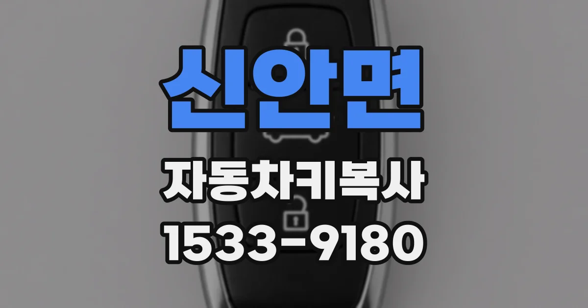 신안면 자동차키복사