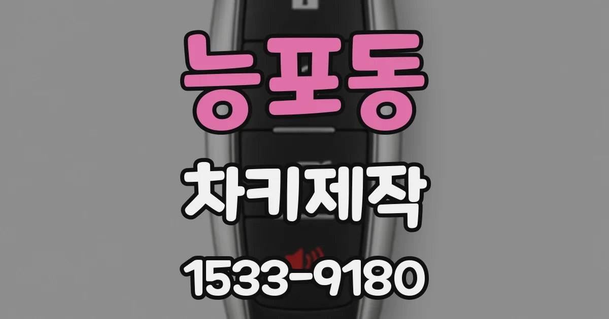 능포동 차키제작