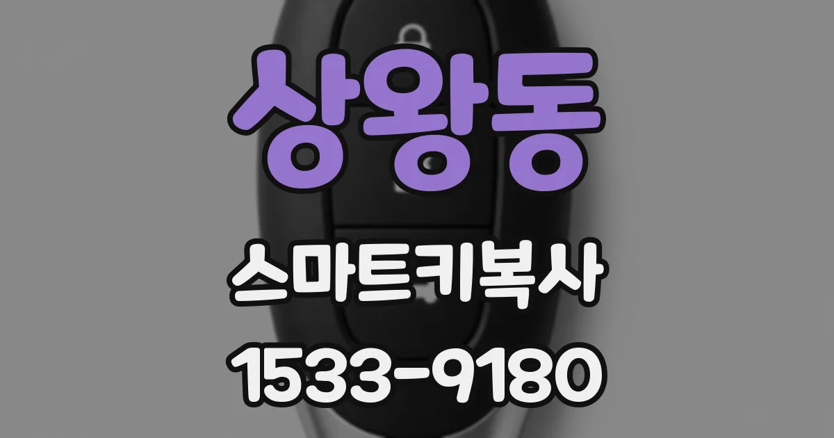 상왕동 스마트키복사