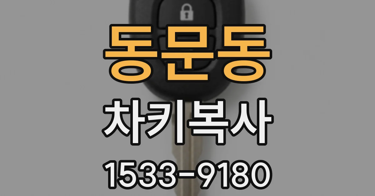 동문동 차키복사