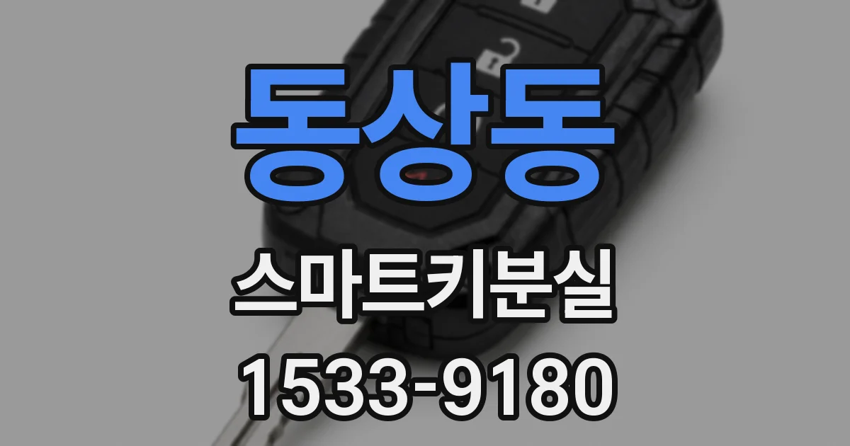 동상동 스마트키분실