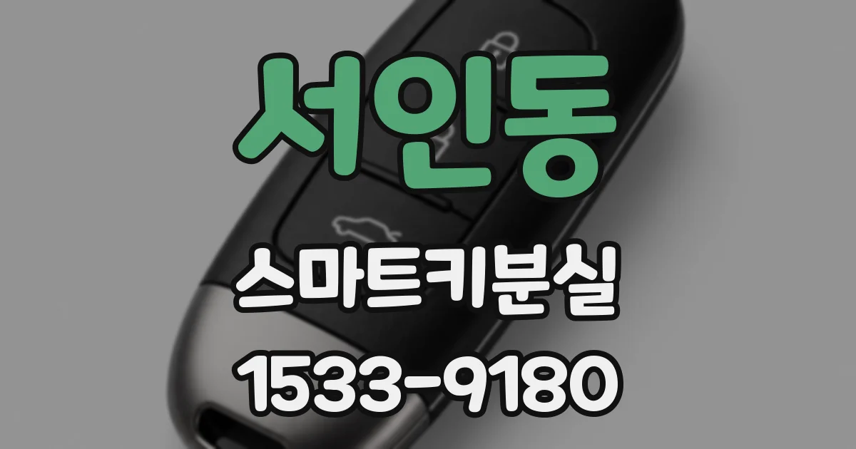 서인동 스마트키분실