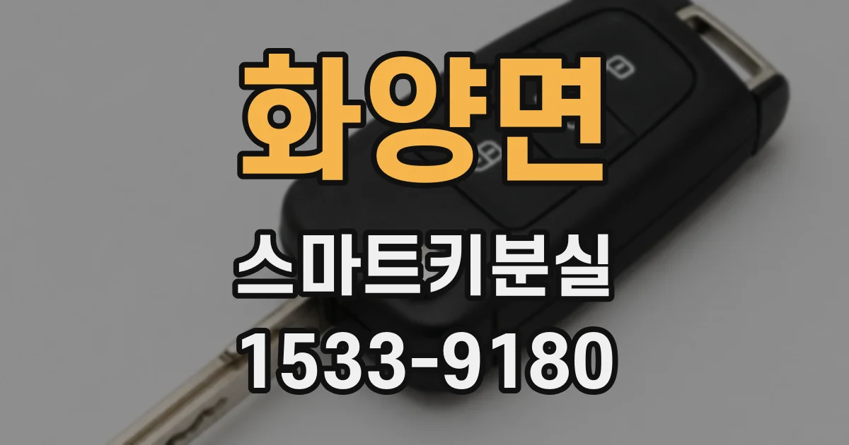 화양면 스마트키분실