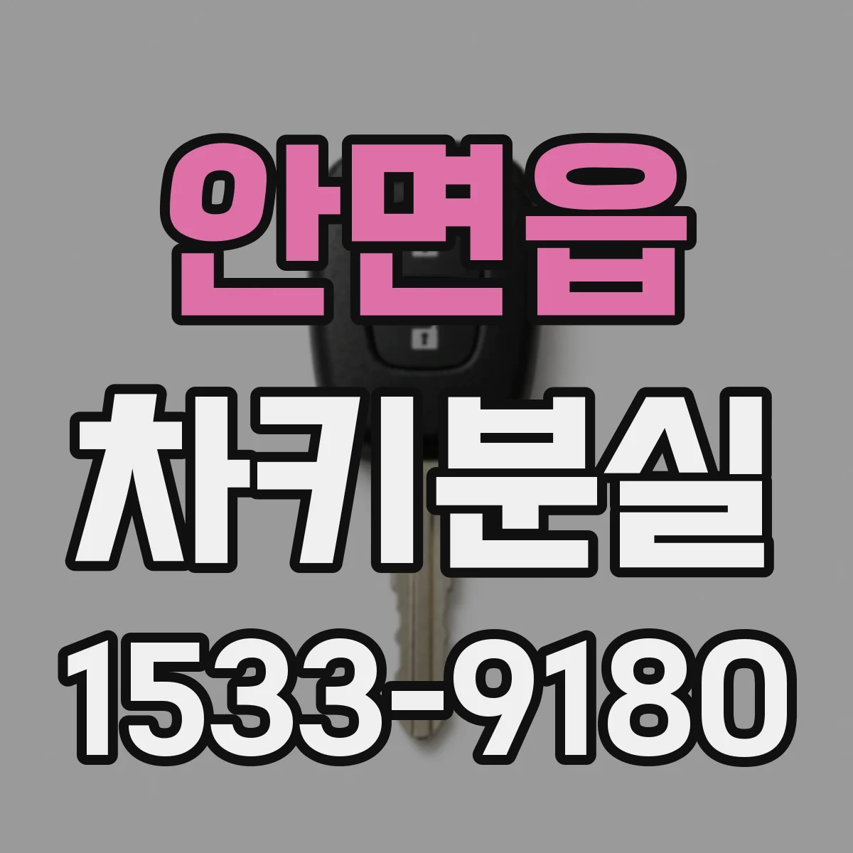 안면읍 차키분실