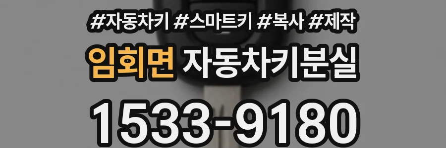임회면 자동차키분실