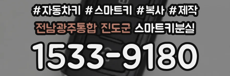 전남광주통합 진도군 스마트키분실