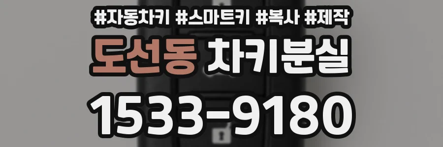 도선동 차키분실