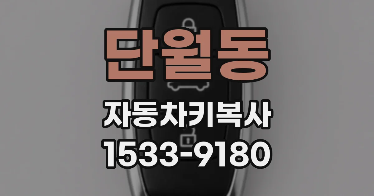 단월동 자동차키복사