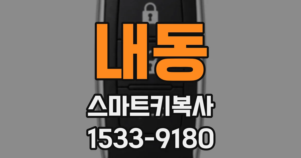 내동 스마트키복사