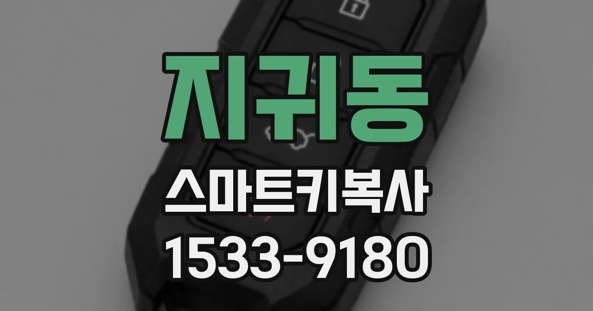 지귀동 스마트키복사