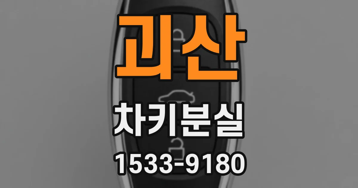 괴산 차키분실