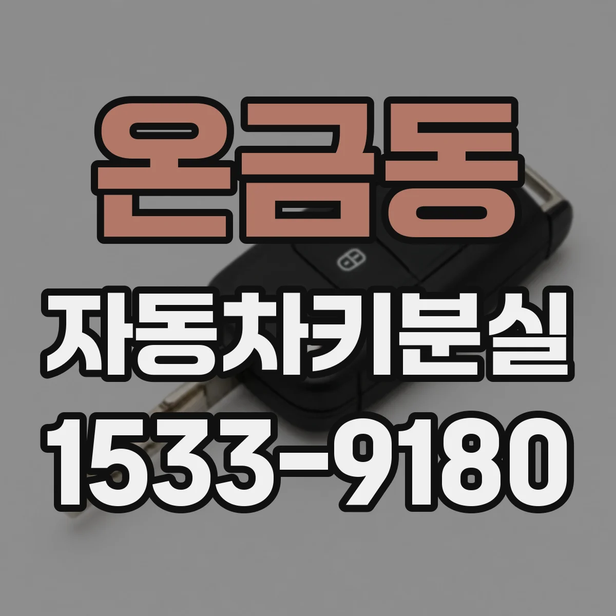 온금동 자동차키분실