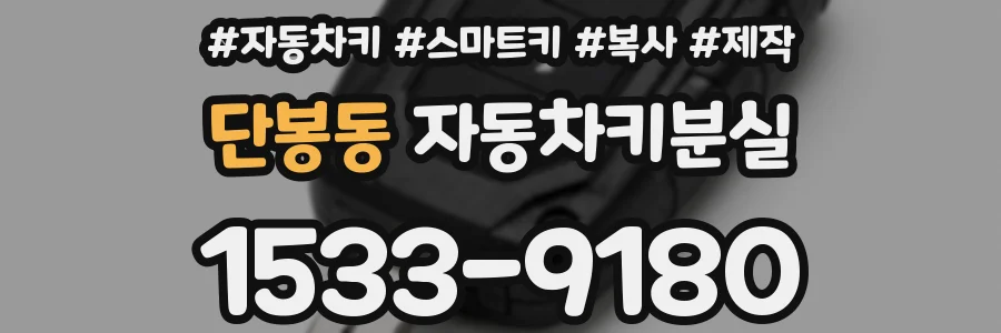 단봉동 자동차키분실