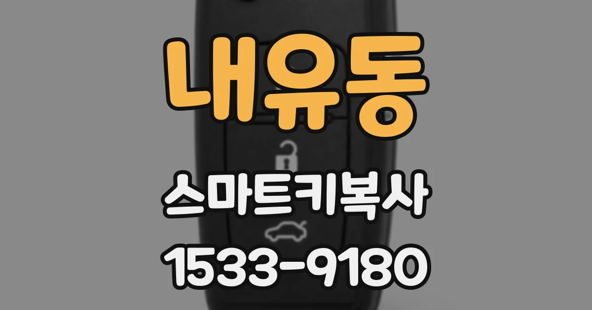 내유동 스마트키복사
