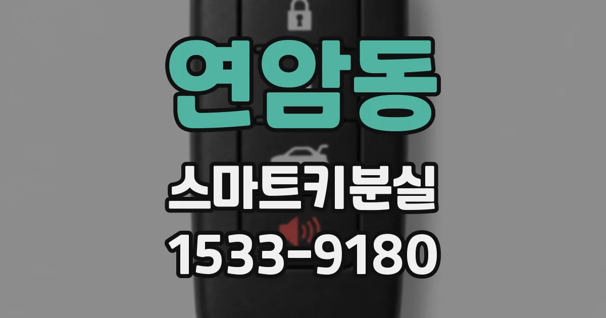 연암동 스마트키분실