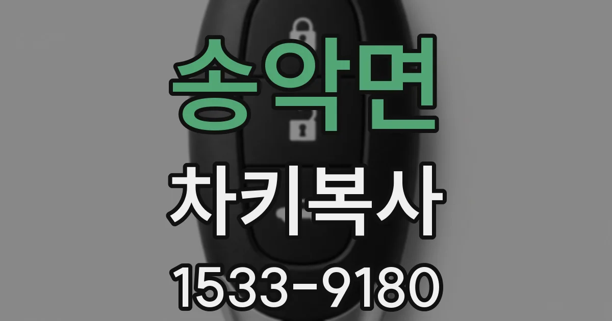 송악면 차키복사