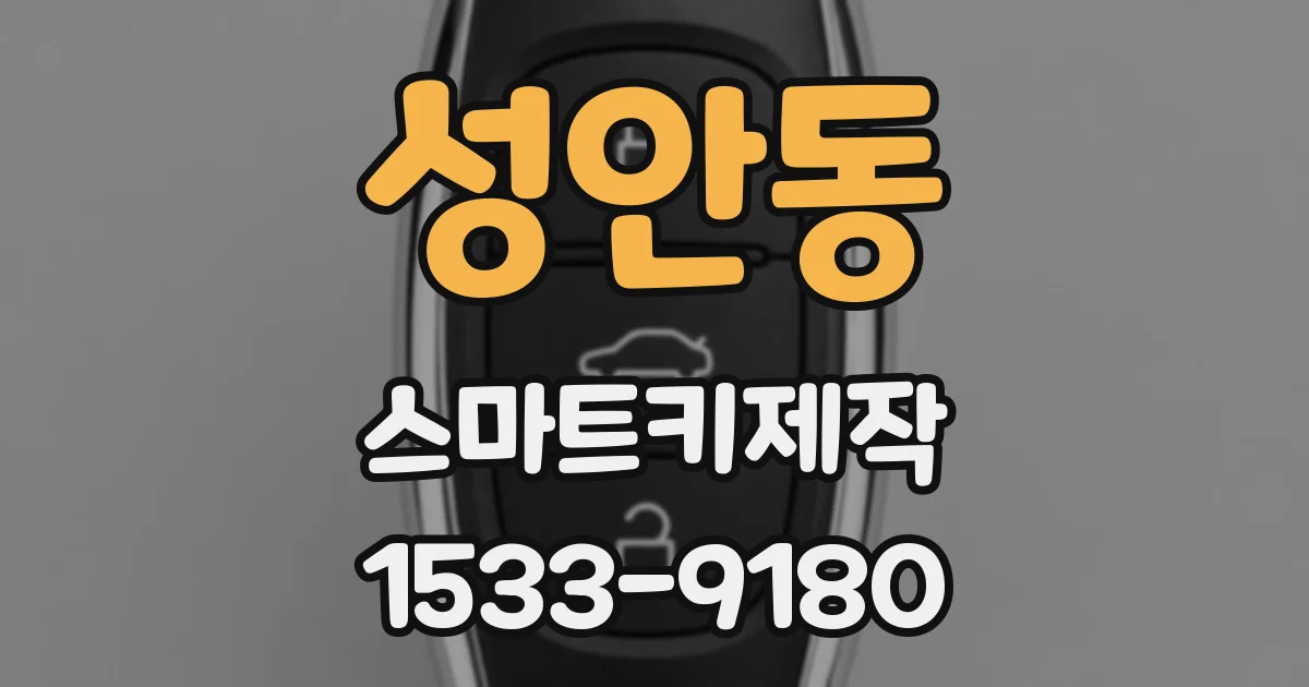성안동 스마트키제작