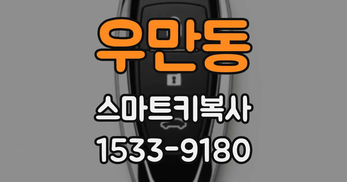 우만동 스마트키복사