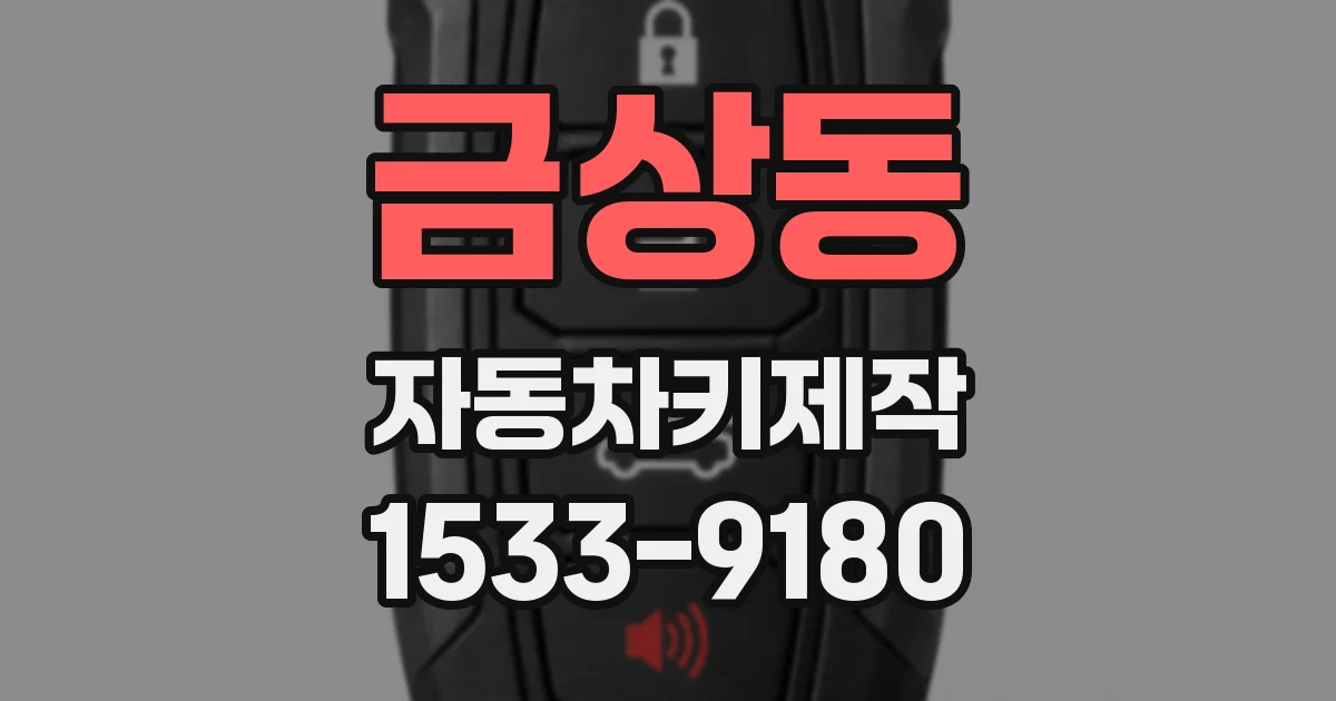 금상동 자동차키제작
