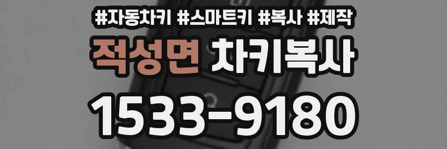 적성면 차키복사