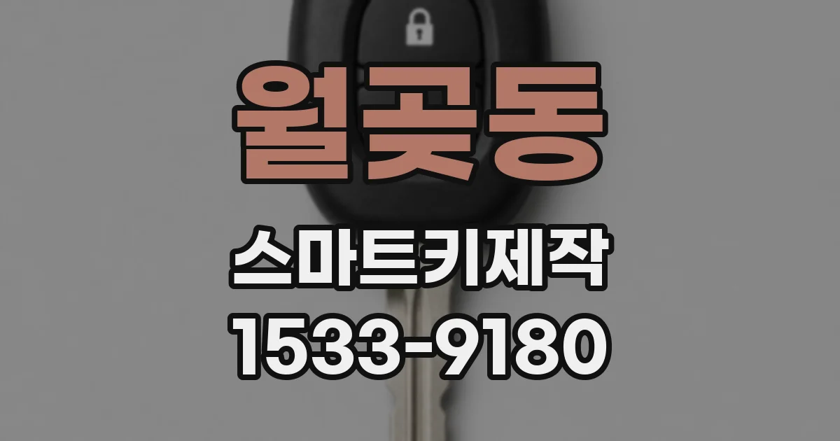 월곶동 스마트키제작