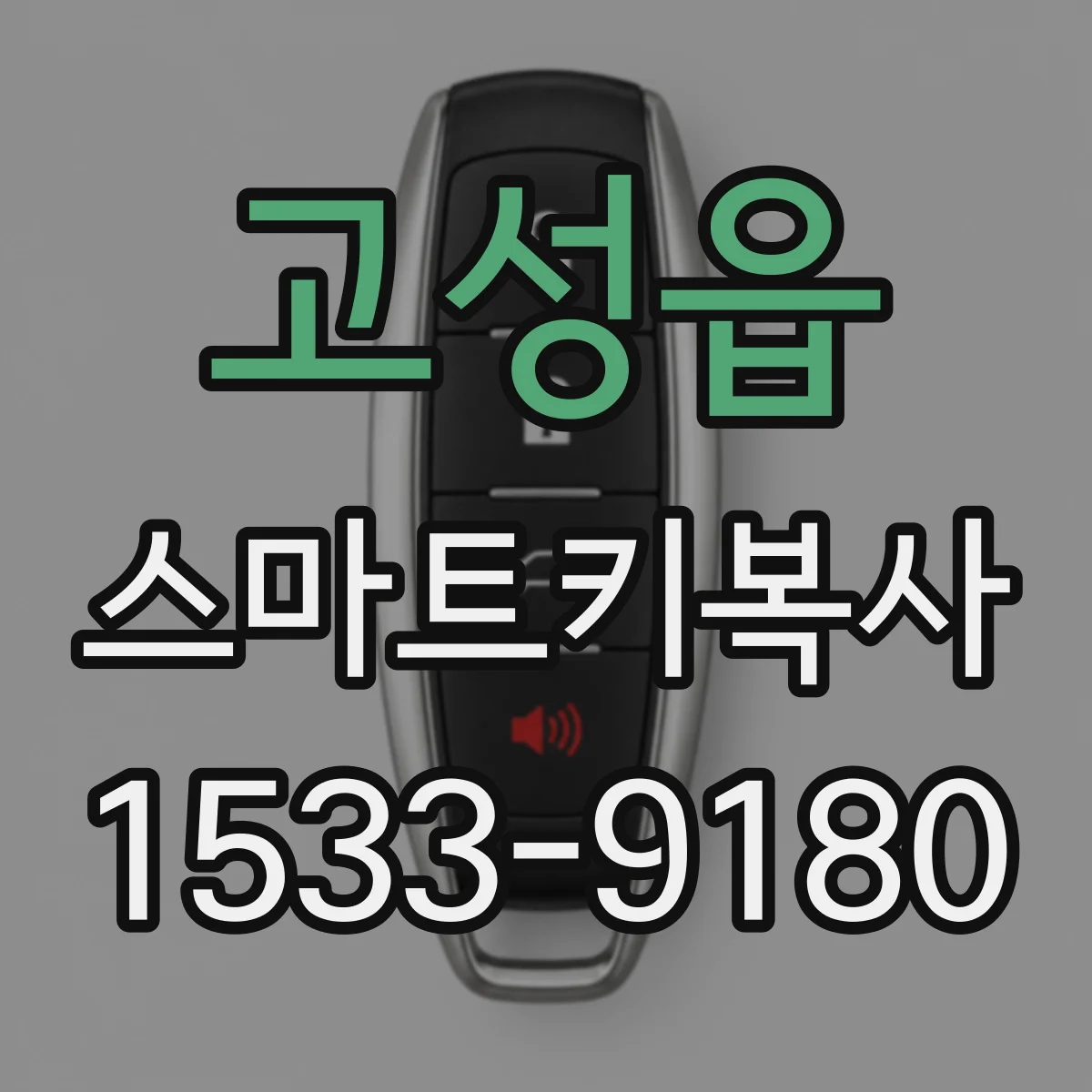 고성읍 스마트키복사