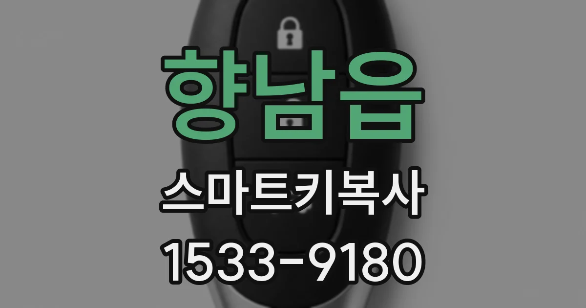 향남읍 스마트키복사