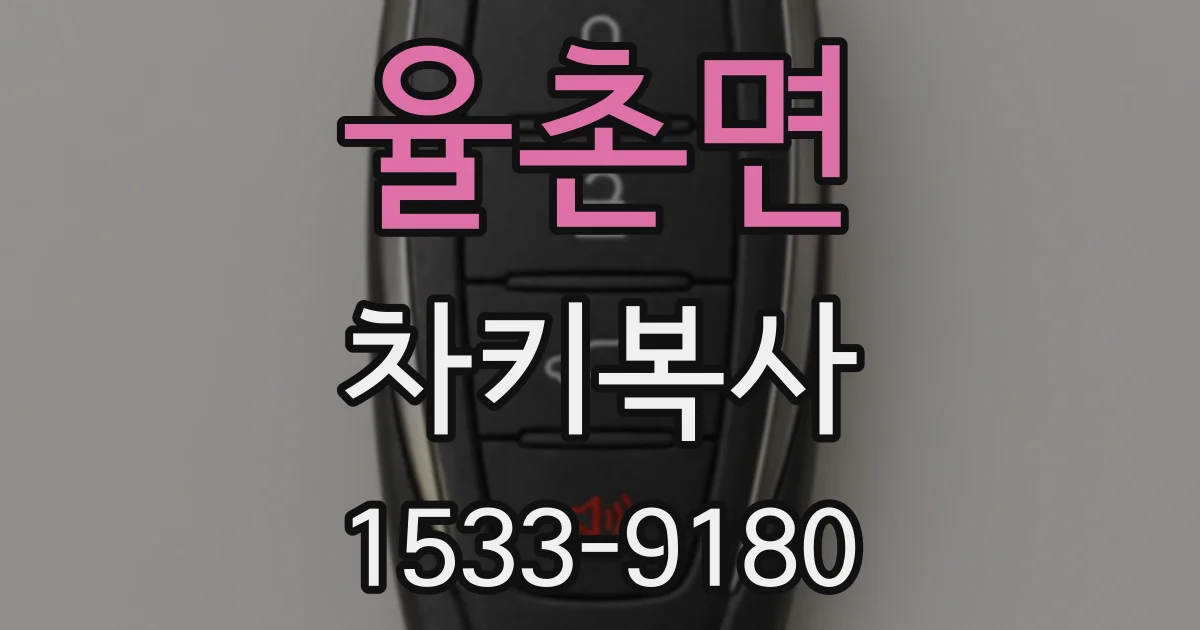 율촌면 차키복사
