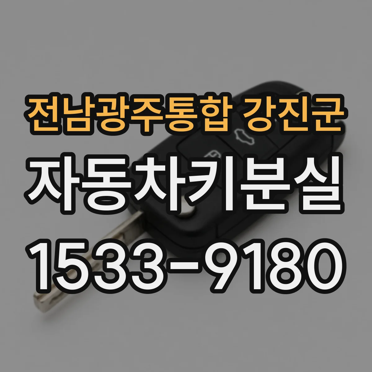 전남광주통합 강진군 자동차키분실